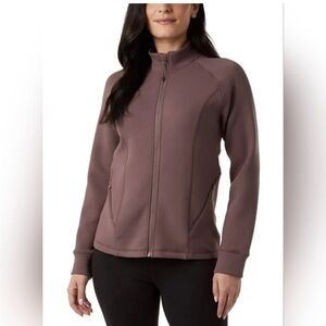 NWOT 32 Degrees Women's Brown zip Jacket